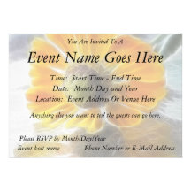 Helenium Flower Reflections Invitations