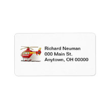 Helicopter Ambulance Air Ambulance Address Label