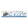 Helicopter Bumper Sticker