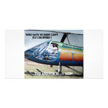 HELICOPTER HUMOR 1 PHOTO CARDS
