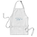 Helicopter in Swish Drawing Style aprons