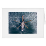 helicopter over water card