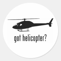 Hélicoptère Adhésifs Ronds