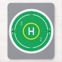 HeliDECK green Mousepads