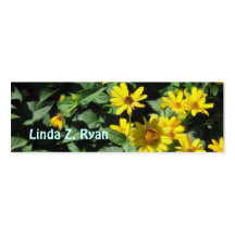 Heliopsis "Summer Sun " Business Card Template