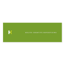 Helius Creative :: Social Networking Skinny Cards Business Cards