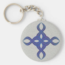 Helix Cross Keychain
