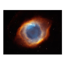 Helix Nebula "Eye of God" Hubble Telescope Postcard
