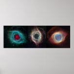 Helix Nebula Eyes 36x12 (36x12) Poster