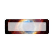 Helix Nebula (Hubble Telescope) Return Address Label