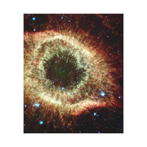 Helix Nebula in infrared Gallery Wrapped Canvas