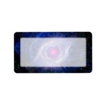 Helix Nebula NASA Purple Personalized Address Label