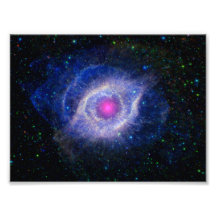 Helix Nebula NASA Purple Photographic Print