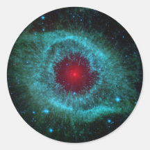 Helix Nebula Round Sticker