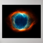 Helix Nebula Star Space Cloud Poster