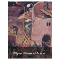 Hell.,  By Hieronymus Bosch (Best Quality) Full Color Flyer