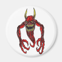 Hell Demon Art Refrigerator Magnets