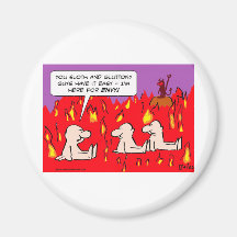 hell envy sloth gluttony sinners fridge magnet