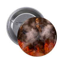 Hell Fire Pinback Button