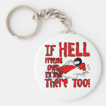 Hell Freezes Over Key Chains