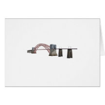 Hell Gate Bridge: 3D Model: Greeting Card