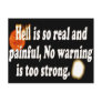 Hell Is Real Post Card