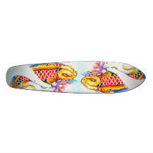 HELL YEAH! BRAND KOI AND LOTUS SKATEBOARD DECKS