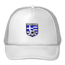 Hellas Emblem for Greece Soccer fans Mesh Hats