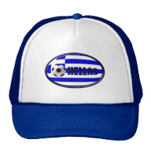 Hellas Oval logo Greece Soccer Badge Trucker Hat