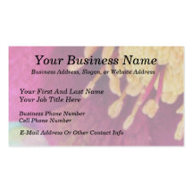 Hellebore Flower Close Up Business Card Template
