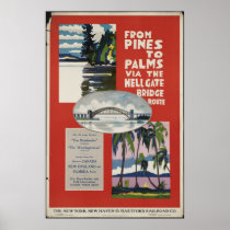 Hellgate Vintage Travel Poster Ad Retro Prints