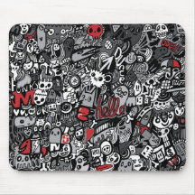 Hello Doodle Mousepad