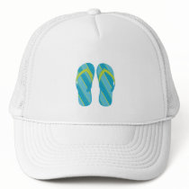 Hello Flip Flops Trucker Hats