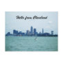 HELLO FROM CLEVELAND postcard