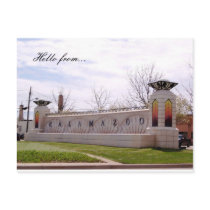 Hello from... Kalamazoo Postcard