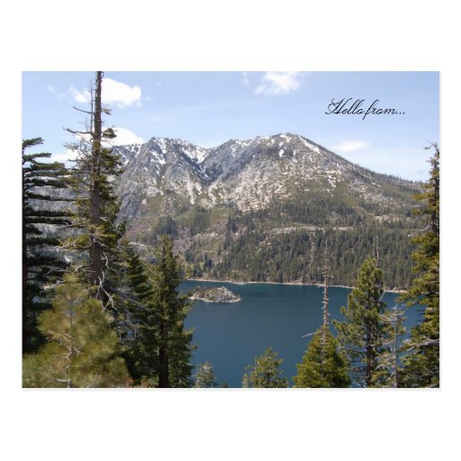 Hello from... Lake Tahoe Postcard