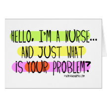 Hello I am a Nurse Card