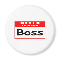 Hello, I Am The Boss ... Nametag