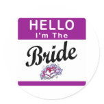 Hello I'm The Bride stickers