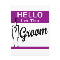 Hello I'm The Groom Postcards
