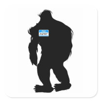 Hello-My Name Is BigFoot Stickers