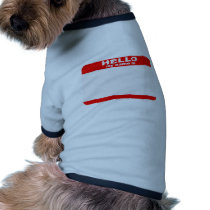 Hello my name is BLANK copy Doggie T-shirt
