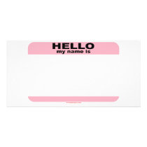Hello my name is BLANK PINK copy Picture Card