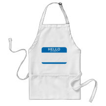 Hello My Name Is - Blue Aprons
