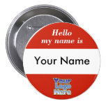 Hello My Name Is Button Tag