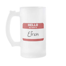 Hello My Name Is Efren (Red) Coffee Mug