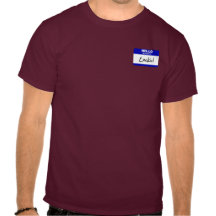 Hello My Name Is Ezekiel (Blue) T Shirts