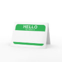 Hello My Name Is - Green cards