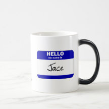 Hello My Name Is Jace (Blue) Coffee Mug
