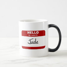 Hello My Name Is Jude (Red) Mug